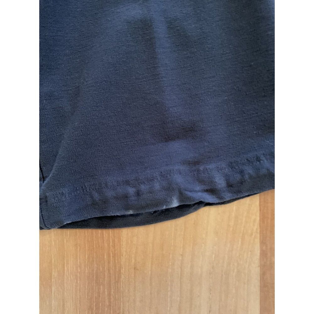 Eileen Fisher Slim Ankle Pant Sz Small Black Pull‎ On Elastic Waist*flaw - Picture 8 of 8